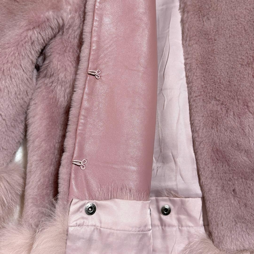 極美品　グレースコンチネンタル ラムファーフォックスファー　コート　2way