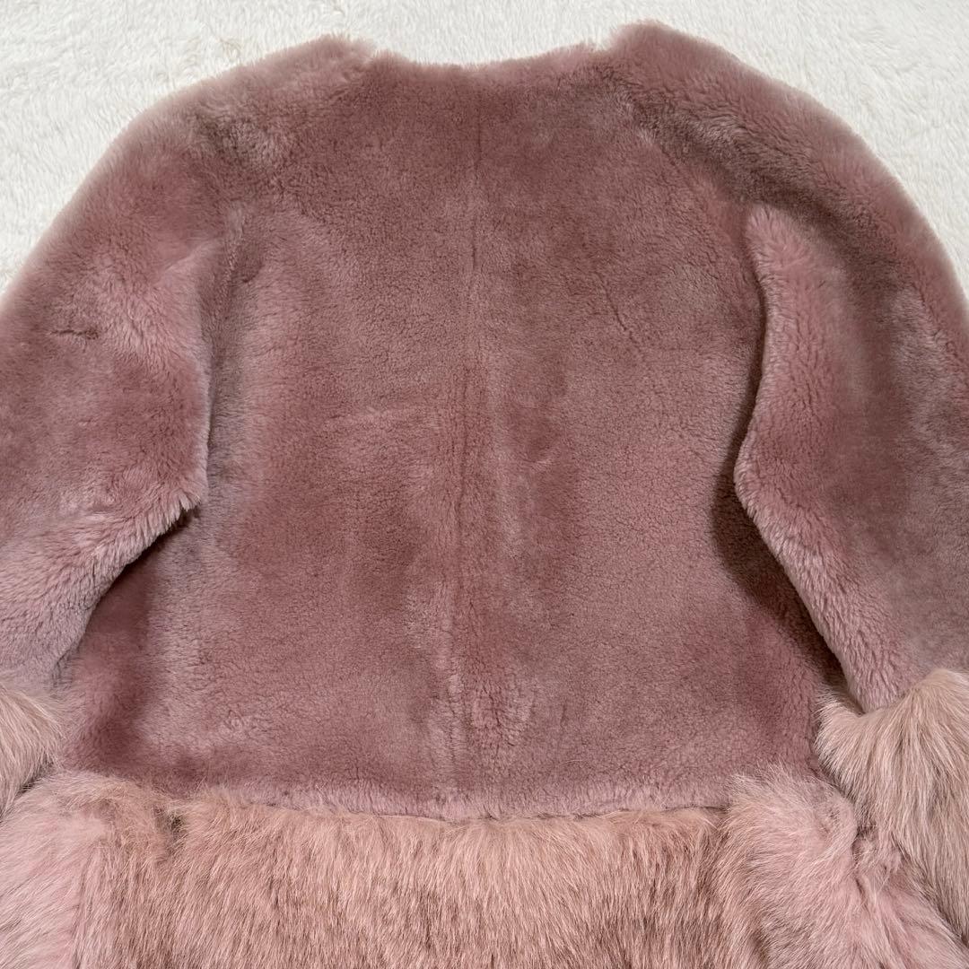 極美品　グレースコンチネンタル ラムファーフォックスファー　コート　2way