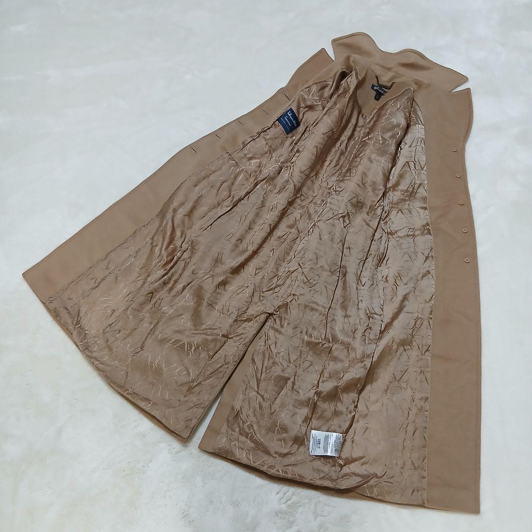 極美品 BROOKS BROTHERS キャメルヘア100% ウールロングコート