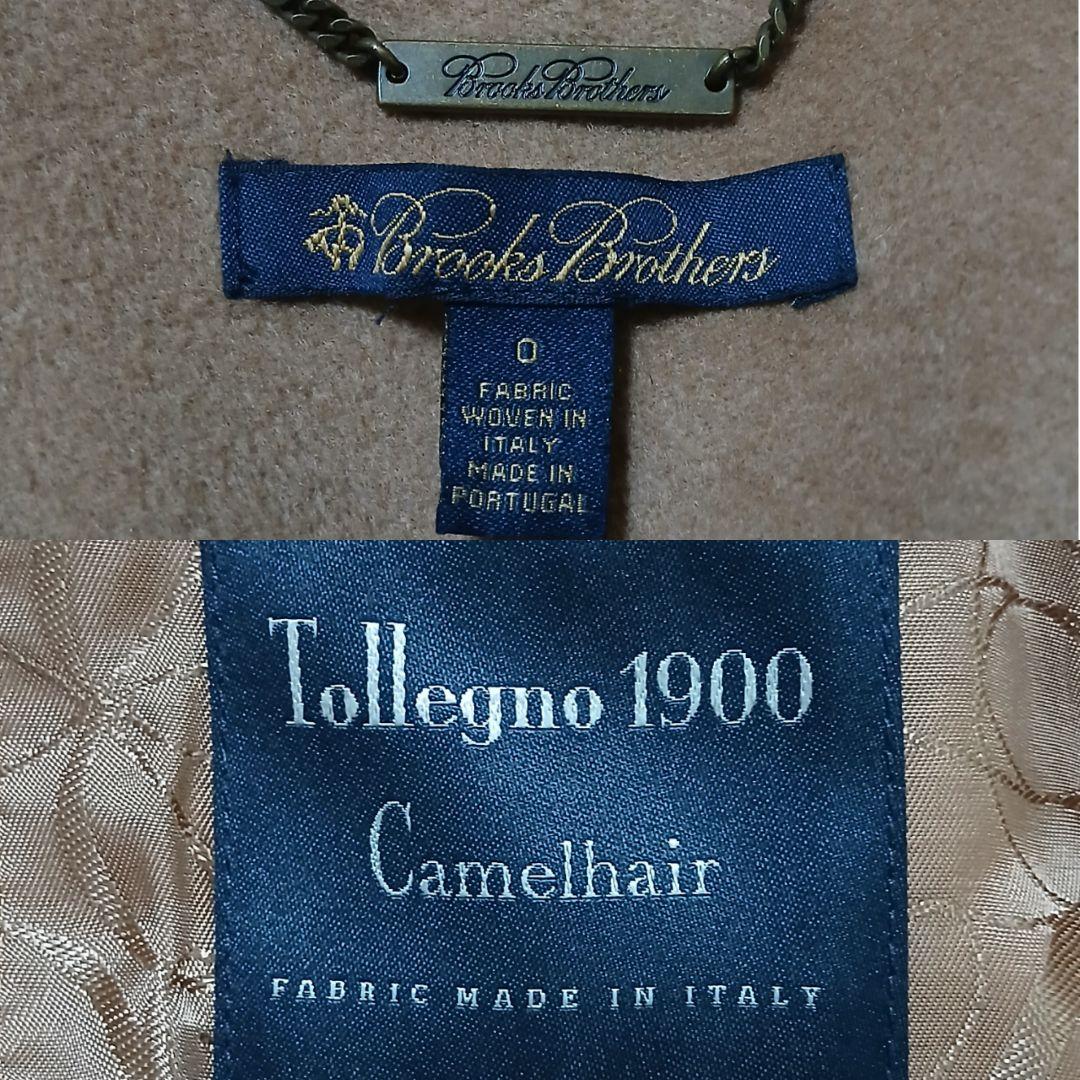 極美品 BROOKS BROTHERS キャメルヘア100% ウールロングコート