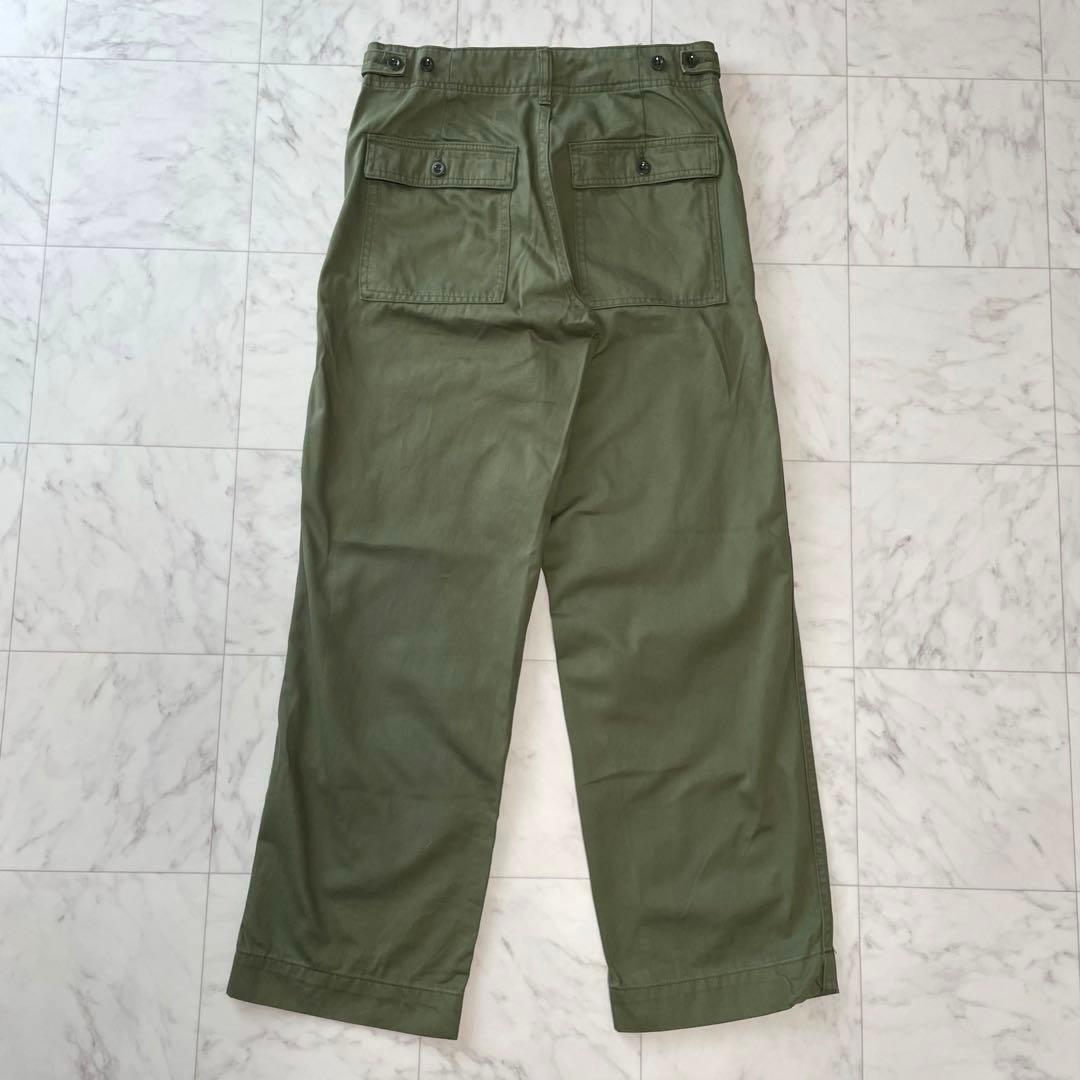 25年 Spick&Span ルーズベイカーパンツ カーゴパンツ カーキ 38