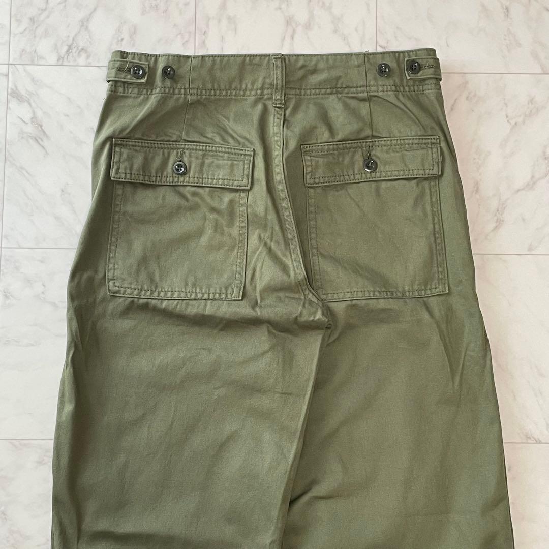 25年 Spick&Span ルーズベイカーパンツ カーゴパンツ カーキ 38