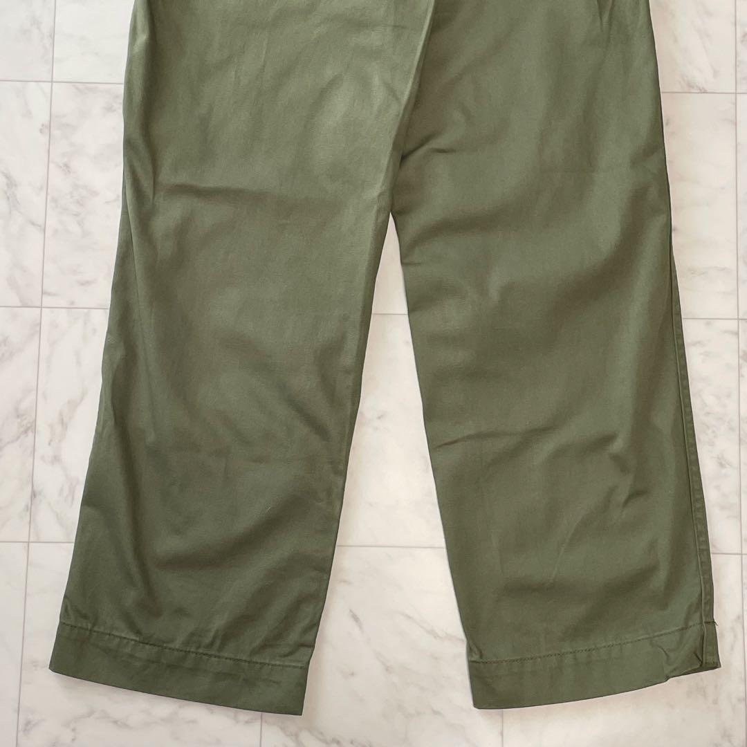 25年 Spick&Span ルーズベイカーパンツ カーゴパンツ カーキ 38