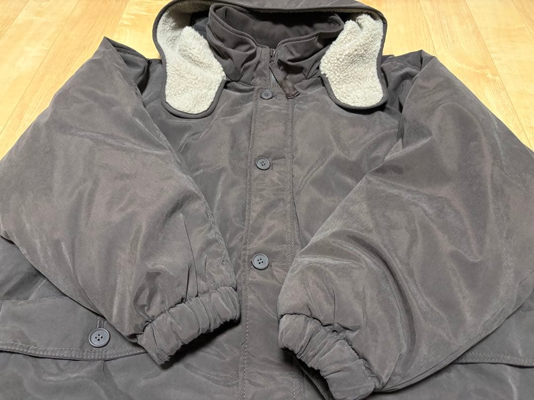 アライドふんわりモンスターパーカー　ブラウン　ニコアンド