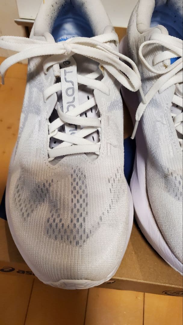 asics NOVABLAST 5 ホワイト/ピードモントグレー 27.5cm