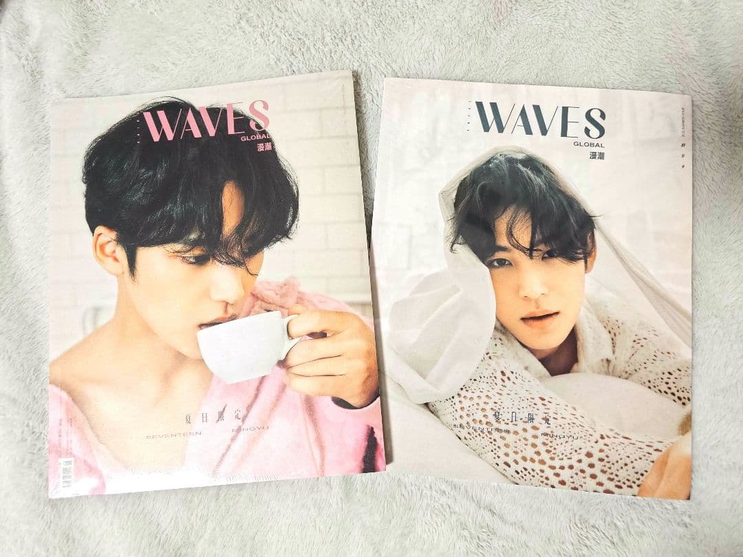 【新品・未開封】SEVENTEEN ミンギュ 中国雑誌 WAVES 漫潮