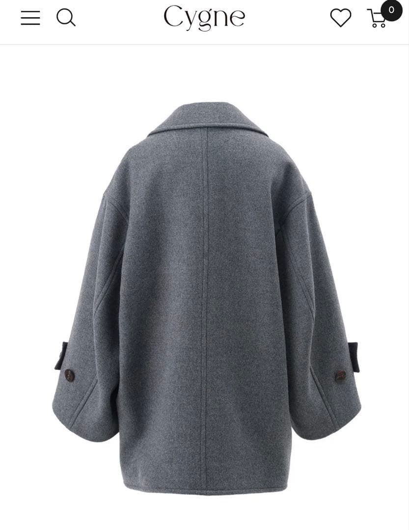 【新品未使用】 Cygne 今期新作 コート Emii