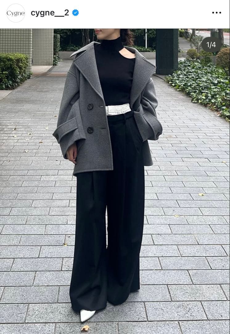 【新品未使用】 Cygne 今期新作 コート Emii