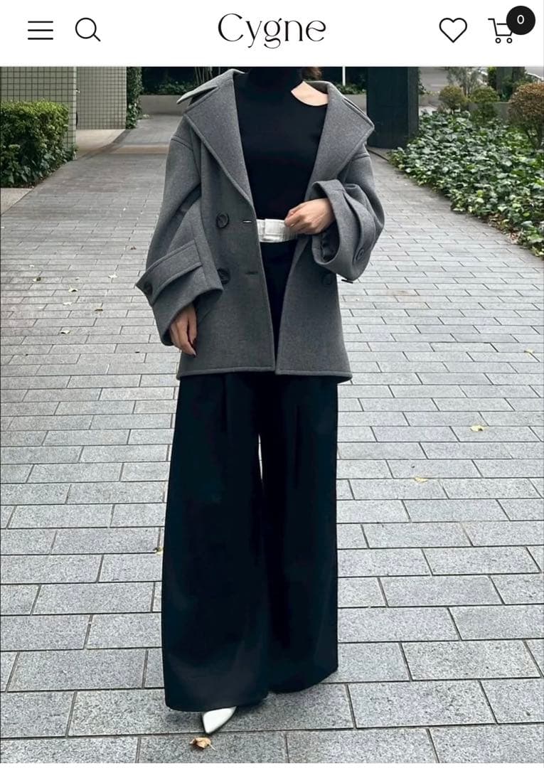 【新品未使用】 Cygne 今期新作 コート Emii