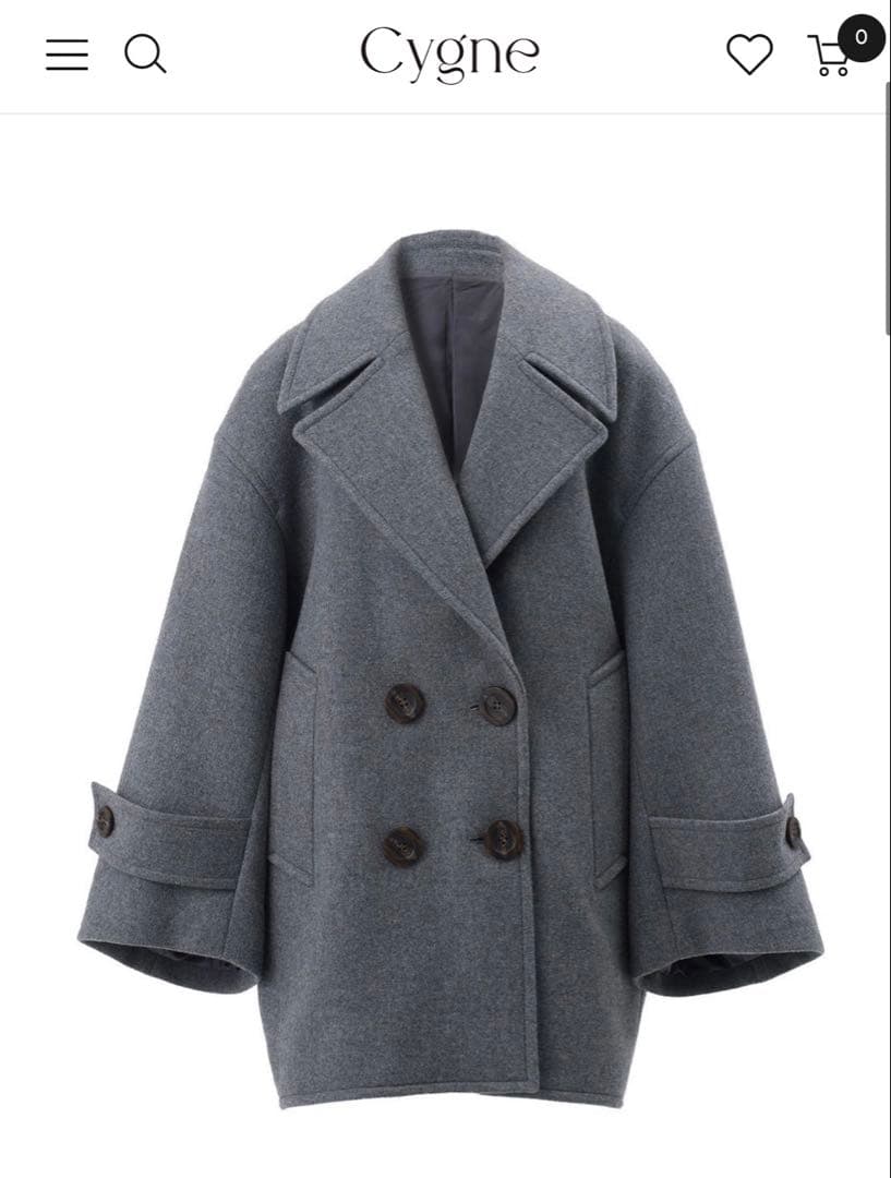 【新品未使用】 Cygne 今期新作 コート Emii