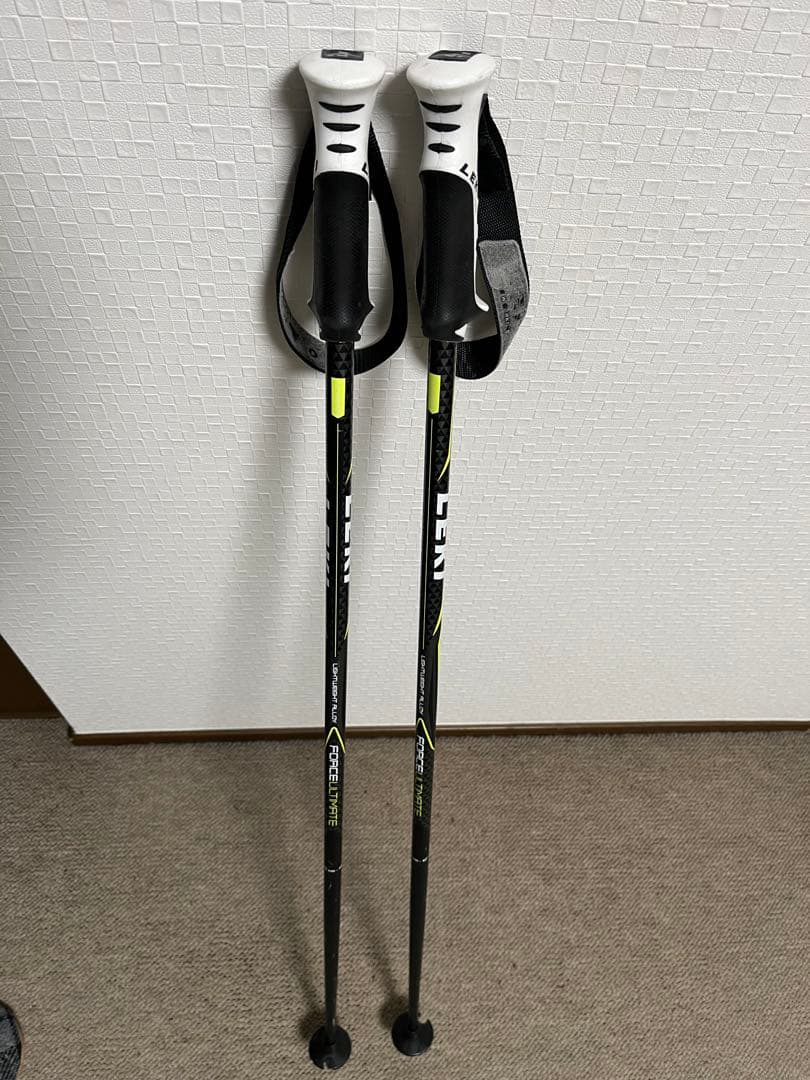 Salomon X-PRO　POWERLINEスキー板、LEKI ストック付き