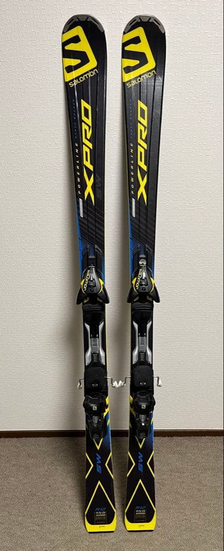Salomon X-PRO　POWERLINEスキー板、LEKI ストック付き