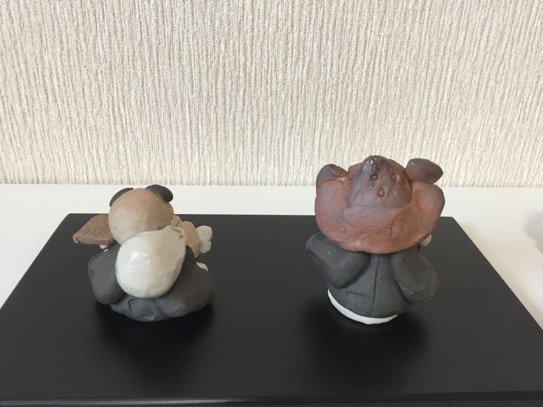 七福神　陶器　置物　細川智晴作