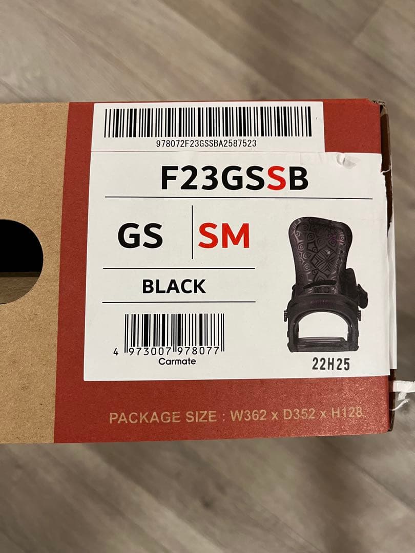 FLUX GS スノーボード ビンディング ブラック　サイズSM