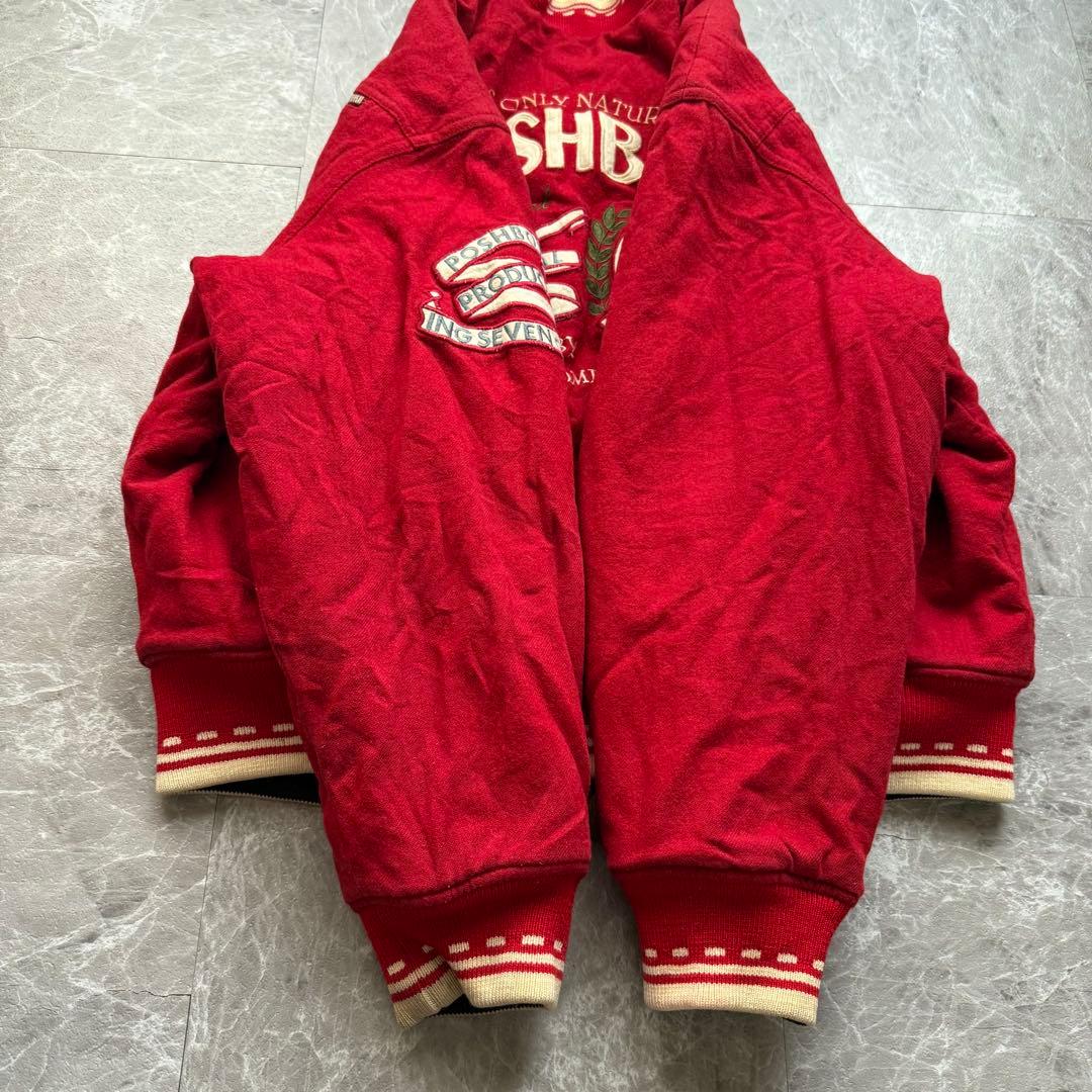 POSH BOY コーデュロイ　ウールスタジャン　リバーシブル　中綿入り