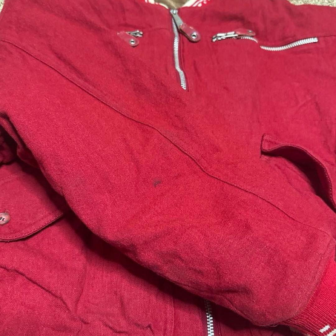 POSH BOY コーデュロイ　ウールスタジャン　リバーシブル　中綿入り