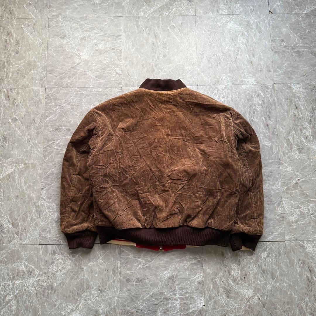 POSH BOY コーデュロイ　ウールスタジャン　リバーシブル　中綿入り