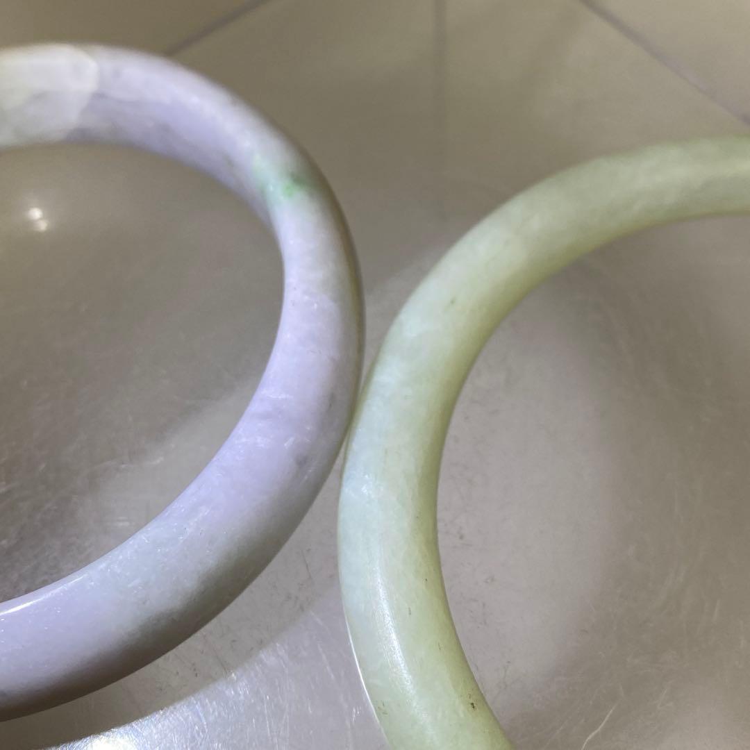 翡翠 バングル・大玉・念珠 200g 東キ7-1229ア㉟