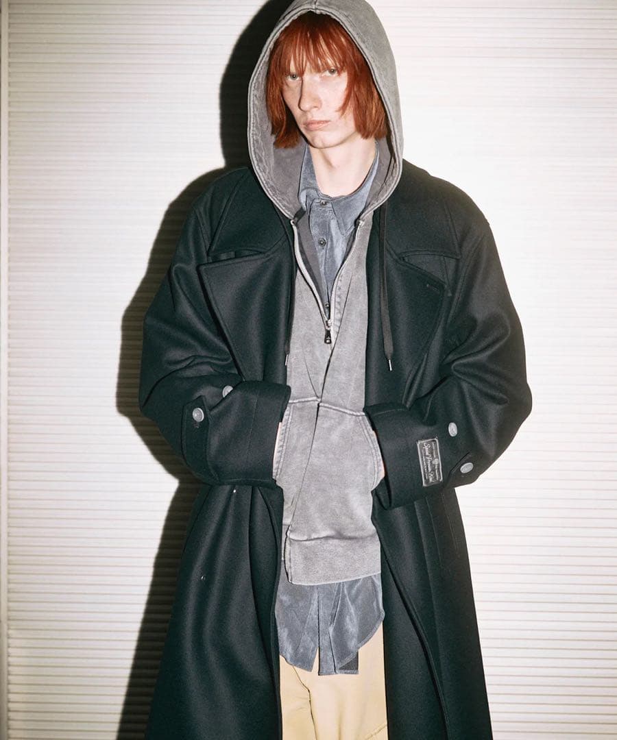 maison special ウールロングコート