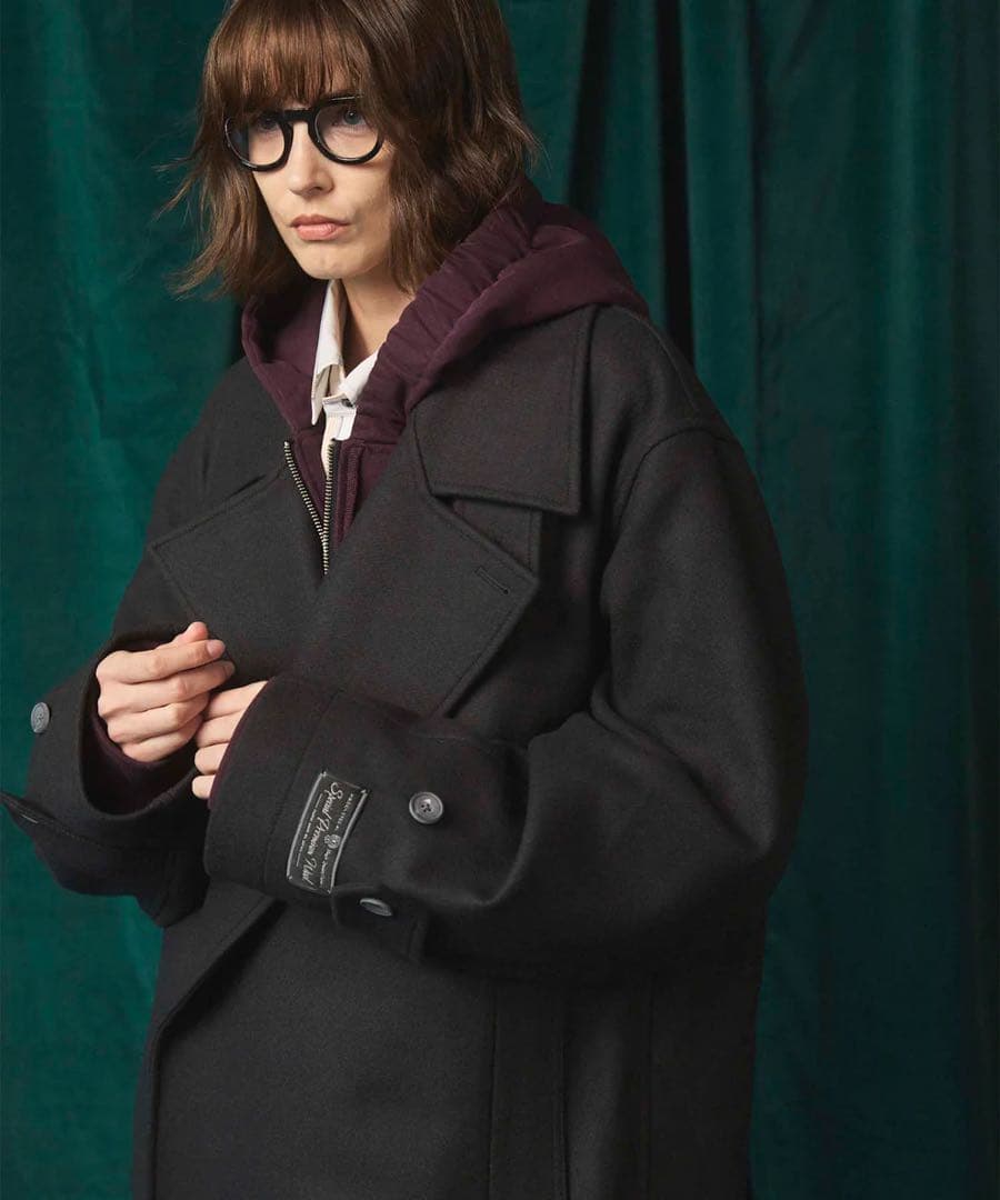 maison special ウールロングコート