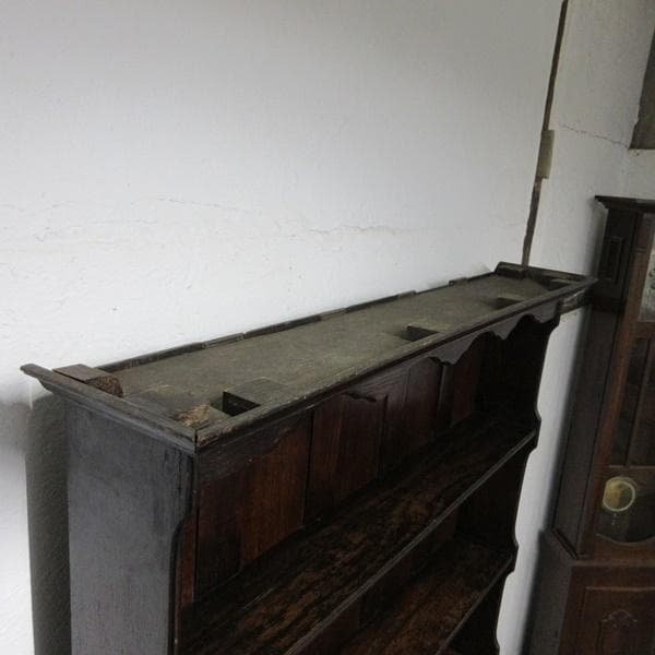 イギリス アンティーク 家具 ドレッサー カップボード キャビネット 6619c