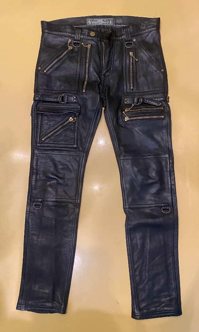 y*o様 blackmeans ブラックミーンズ レザーパンツ　サイズ２
