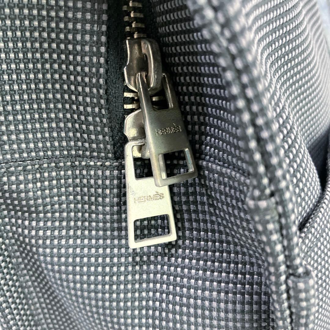 HERMES　トートバッグ　エールライン　MM　グレー　A4可