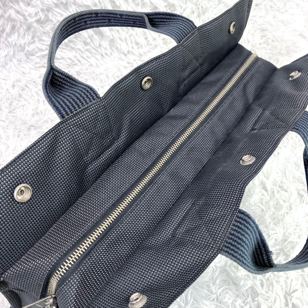 HERMES　トートバッグ　エールライン　MM　グレー　A4可