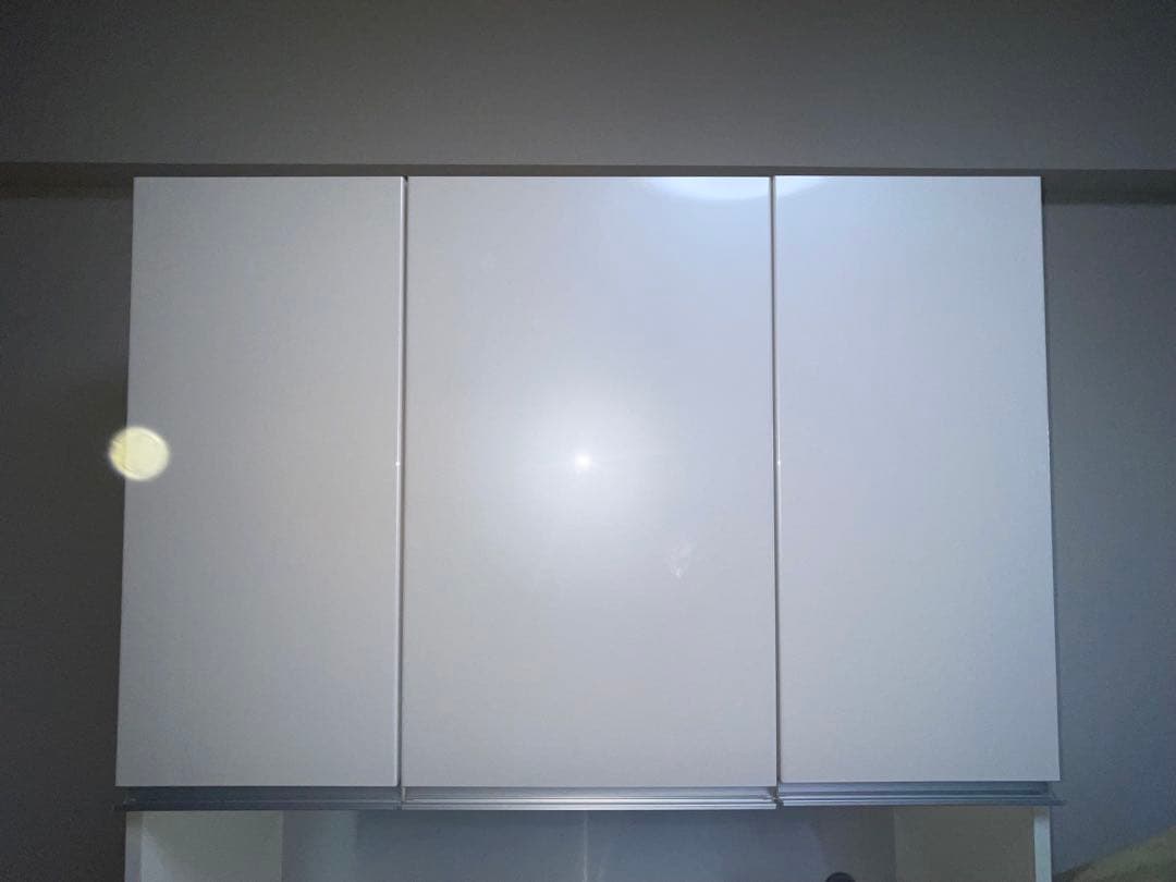 【超美品・取説あり】パモウナ ホワイト食器棚・キッチンカウンター 幅100cm