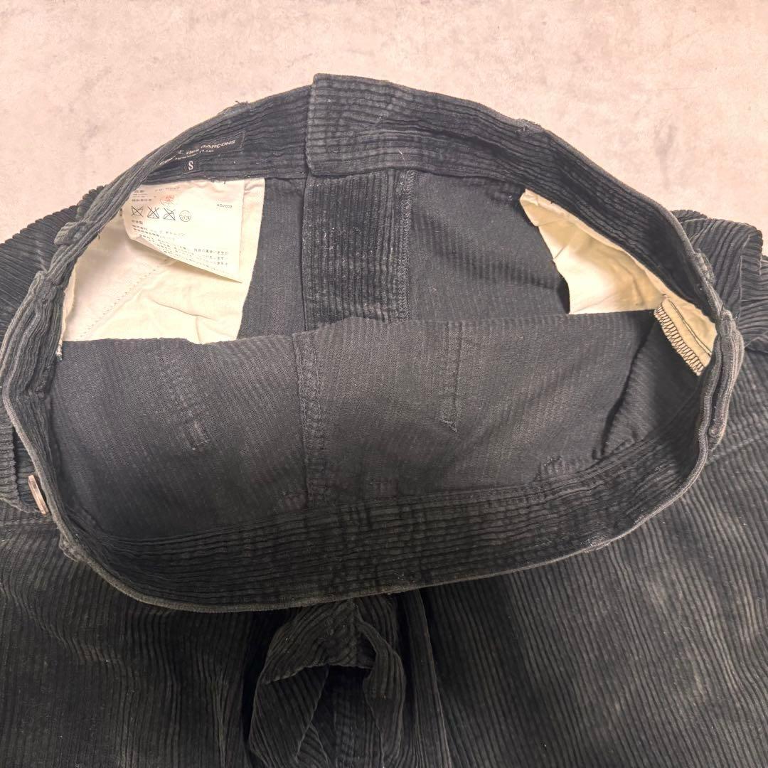 COMME des GARÇONS HOMME PLUS コーデュロイパンツ 黒