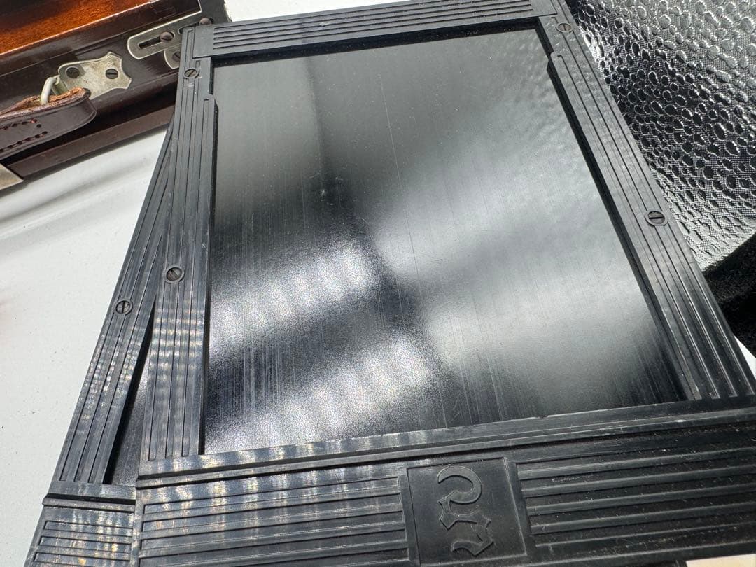 み*い様 【大判カメラ】木製大型カメラCOMPURシャッターレンズ付フィルムホル