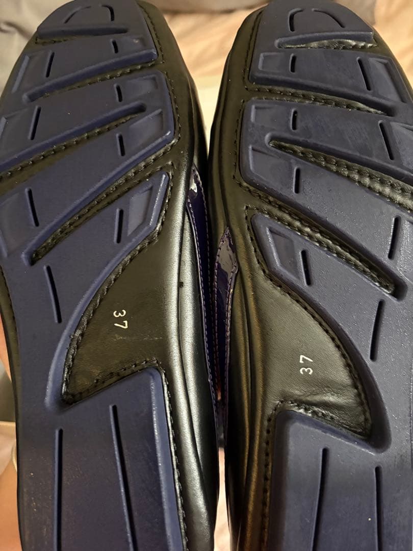 KIKO KOSTADINOV ネイビー リボンシューズ