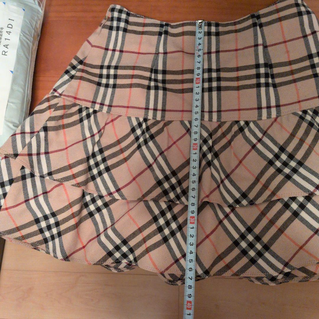 BURBERRY ブルーレーベル チェック フリルスカート 36