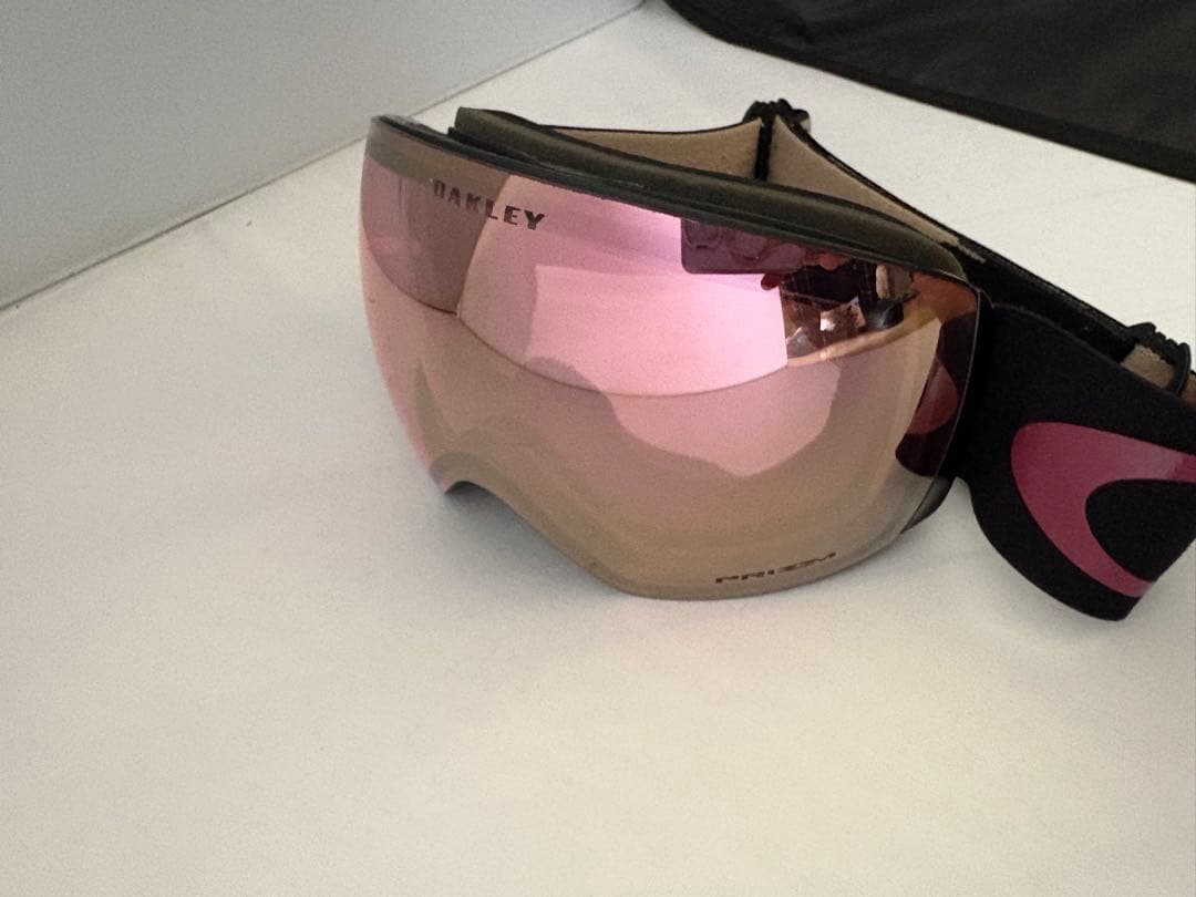 OAKLEYオークリー フライトデッキゴーグル　ピンクレンズ