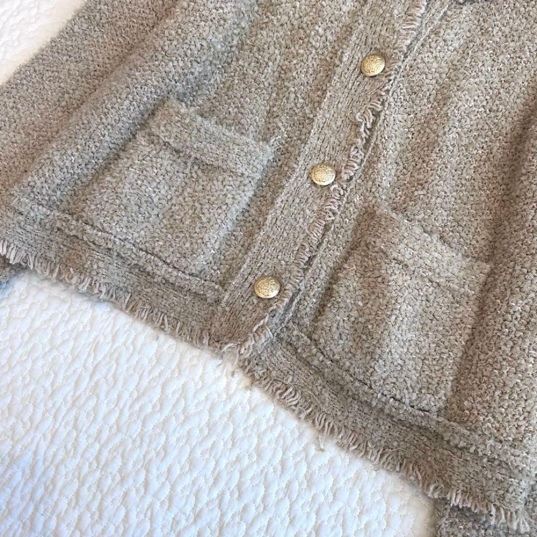 美品♡ウィムガゼット　ニットTWEEDYジャケット　25年SS フリー
