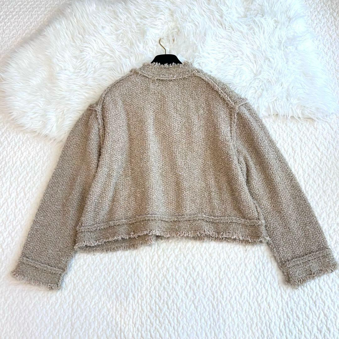 美品♡ウィムガゼット　ニットTWEEDYジャケット　25年SS フリー
