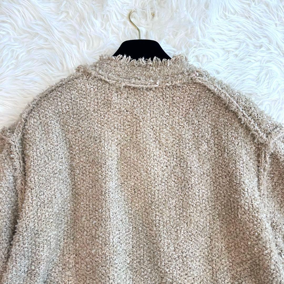 美品♡ウィムガゼット　ニットTWEEDYジャケット　25年SS フリー