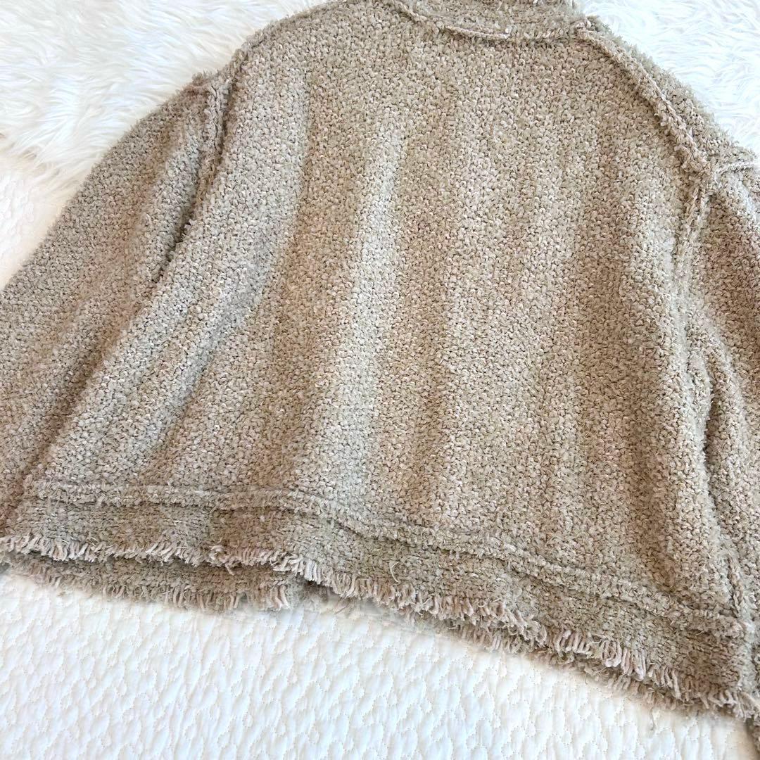 美品♡ウィムガゼット　ニットTWEEDYジャケット　25年SS フリー