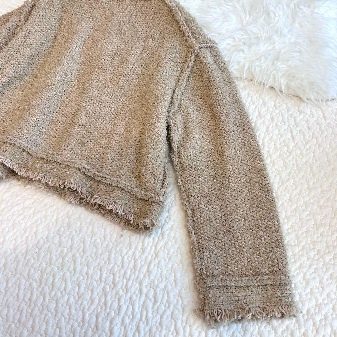 美品♡ウィムガゼット　ニットTWEEDYジャケット　25年SS フリー