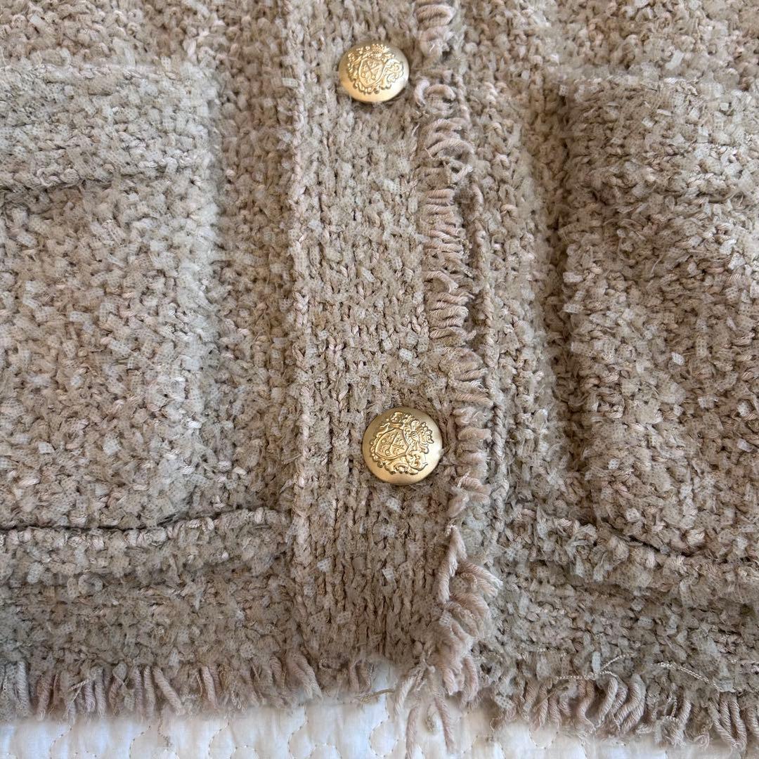 美品♡ウィムガゼット　ニットTWEEDYジャケット　25年SS フリー