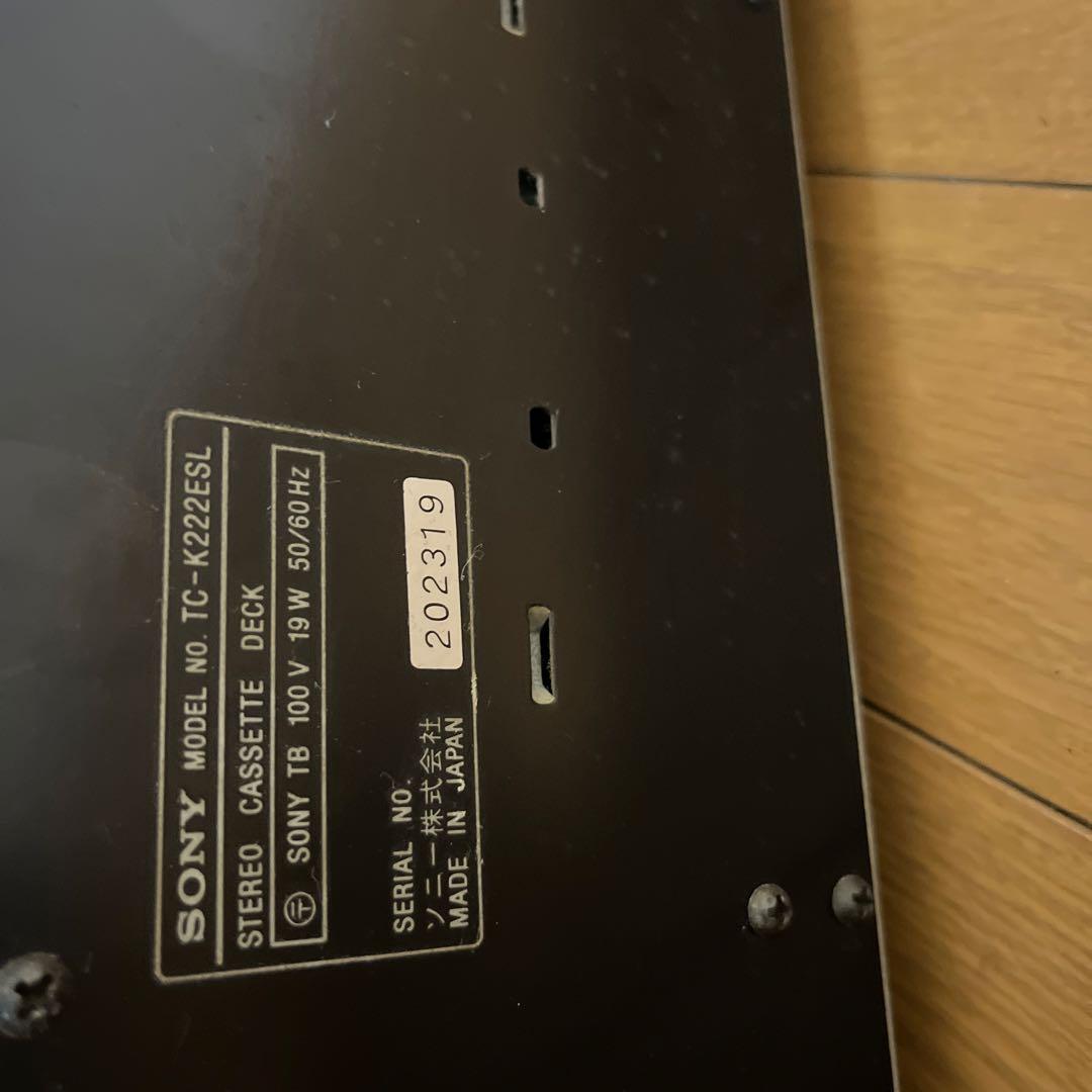 その他 Sony TC-K222ESL