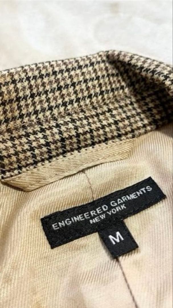 ENGINEERED GARMENTS ガンクラブチェックジャケット　M