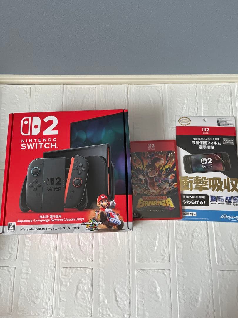 Nintendo Switch2マリオカート同梱版　新品3点セット