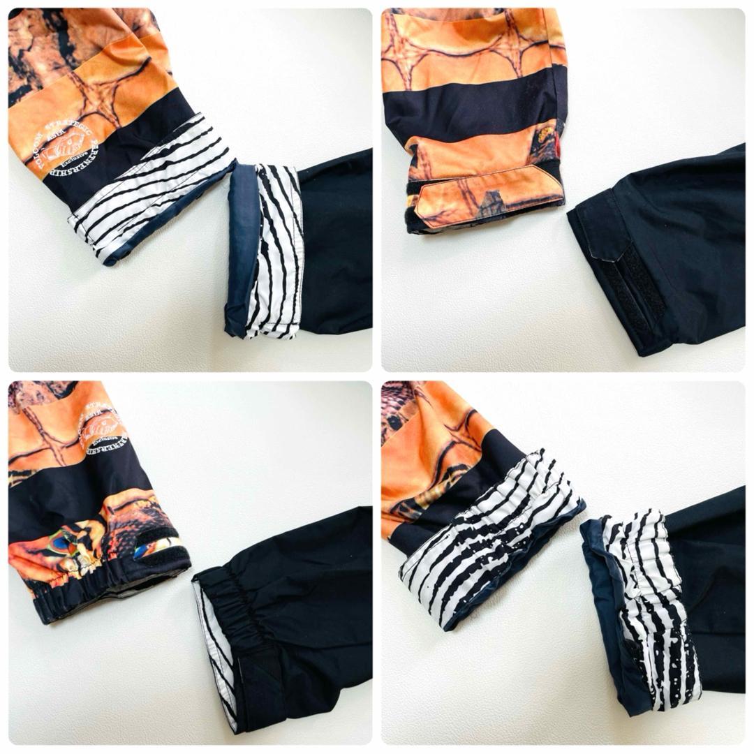 6734 ボルコム　ジャケット　スノボウェア　メンズ　ボーダー　アニマル柄