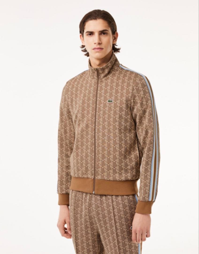 Lacoste ブラウン ジャージ トラックジャケット　ラコステ