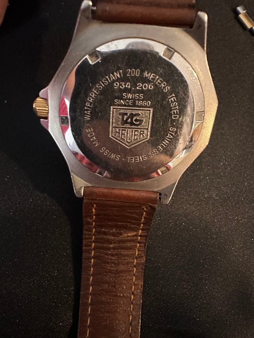 TAG HEUER 3000 プロフェッショナル 200m 純正革＆ブレス付