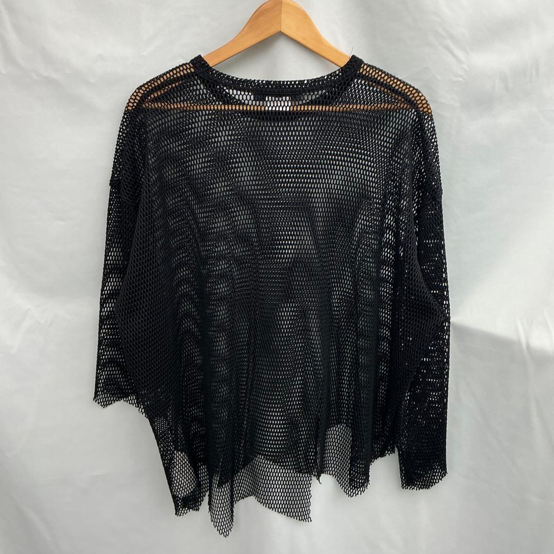 BLACK COMME des GARCONS メッシュカットソー