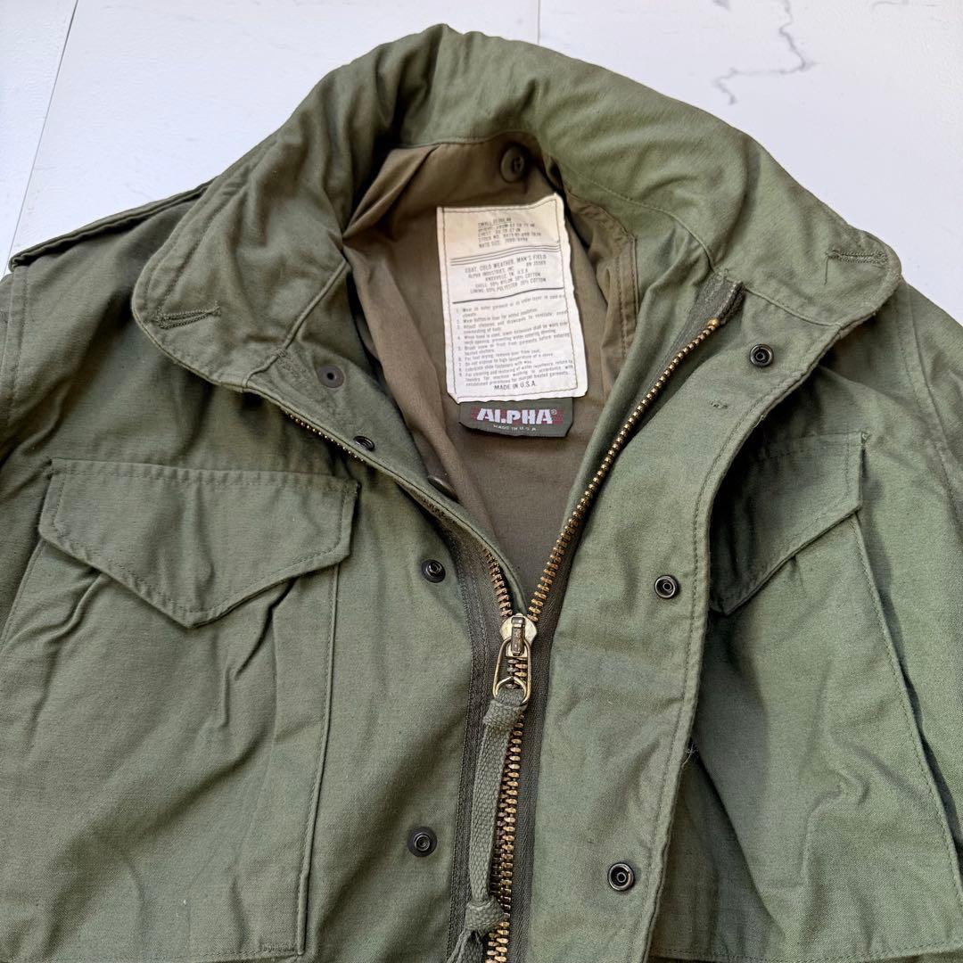 まさと 　USA製 ALPHA アルファ M-65 フィールドジャケット