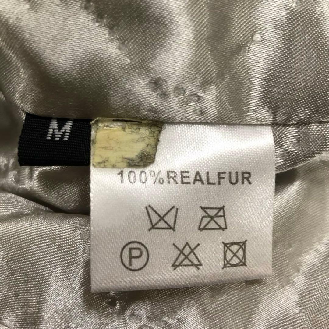 COCON Japan リアルファー付きジャケット　ベルト付き　R