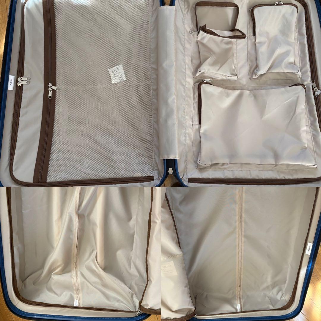 エコメルカリ便のみ対応　1度使用　エース　ACE 57L スーツケース